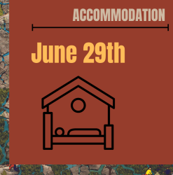 Accommodation 29th of June
