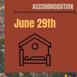Accommodation 29th of June