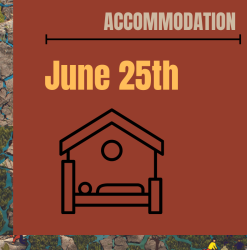 Accommodation 25th of June